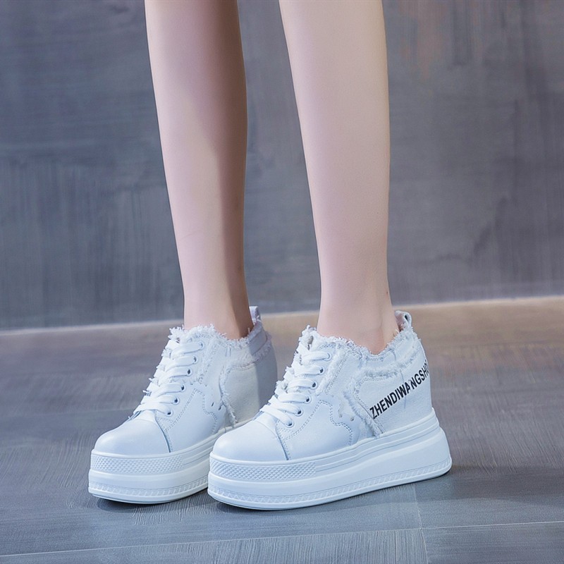 Breathable Platform Canvas Casual Shoes - Image 4