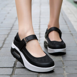 Platform shoes with soft soles