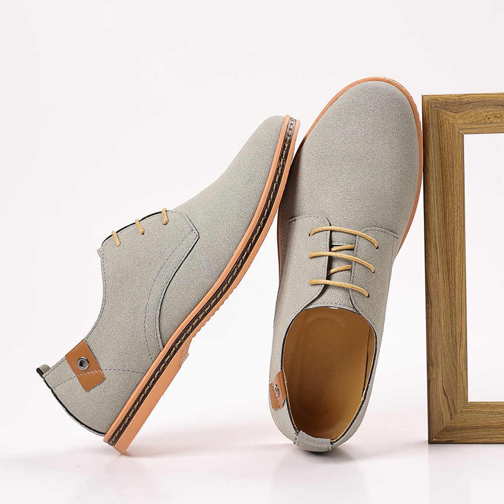 Personality Men's Casual Suede Shoes - Image 3